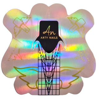 Arty Nails Skabeloner Silver 500 stk